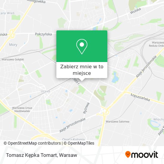 Mapa Tomasz Kępka Tomart