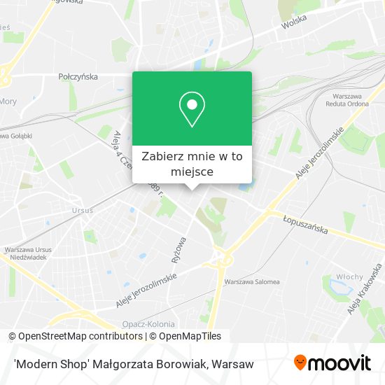 Mapa 'Modern Shop' Małgorzata Borowiak