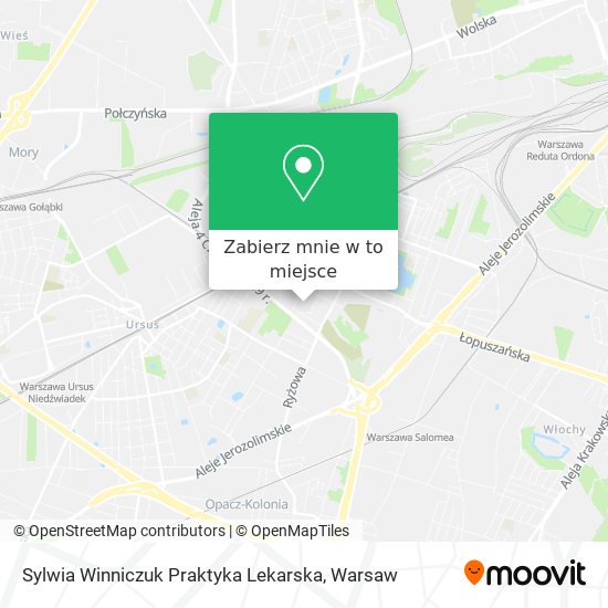 Mapa Sylwia Winniczuk Praktyka Lekarska