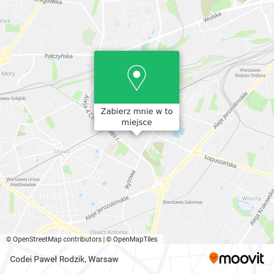 Mapa Codei Paweł Rodzik