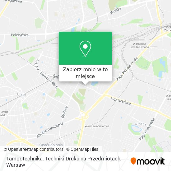 Mapa Tampotechnika. Techniki Druku na Przedmiotach