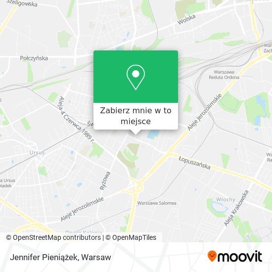 Mapa Jennifer Pieniążek