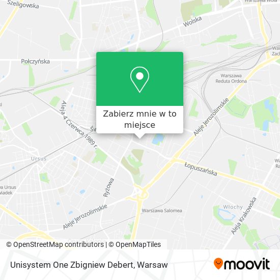 Mapa Unisystem One Zbigniew Debert