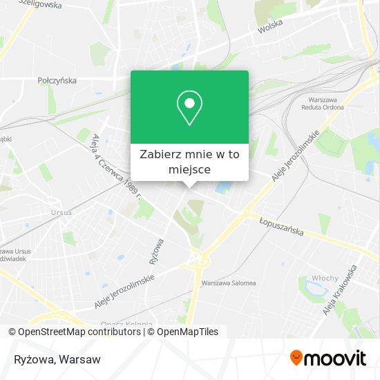 Mapa Ryżowa