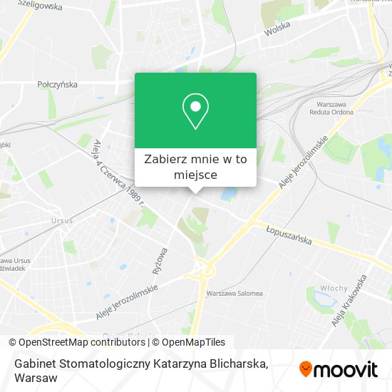 Mapa Gabinet Stomatologiczny Katarzyna Blicharska