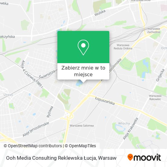 Mapa Ooh Media Consulting Reklewska Łucja