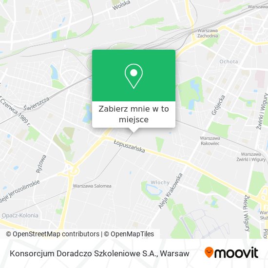 Mapa Konsorcjum Doradczo Szkoleniowe S.A.