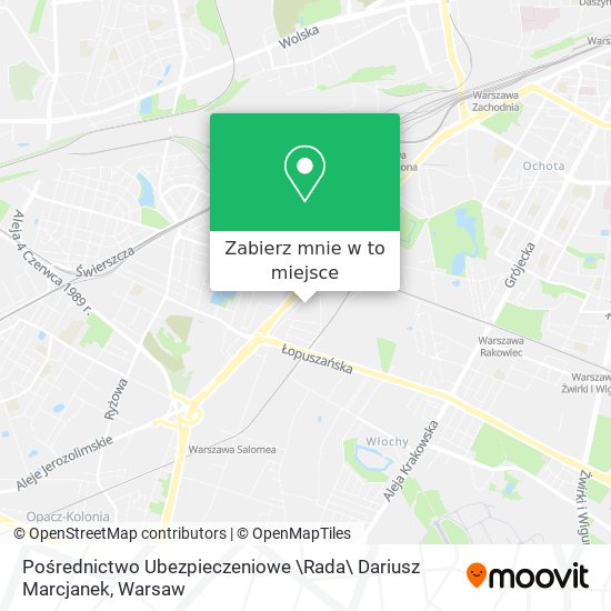 Mapa Pośrednictwo Ubezpieczeniowe \Rada\ Dariusz Marcjanek