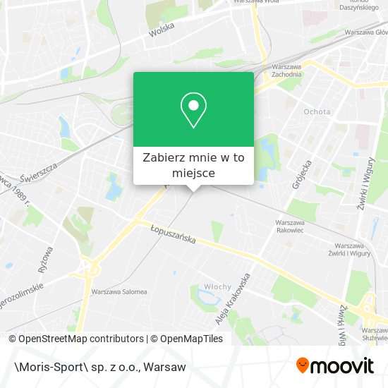 Mapa \Moris-Sport\ sp. z o.o.