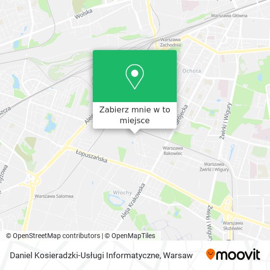 Mapa Daniel Kosieradzki-Usługi Informatyczne