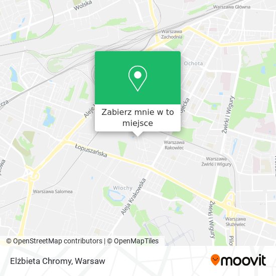 Mapa Elżbieta Chromy