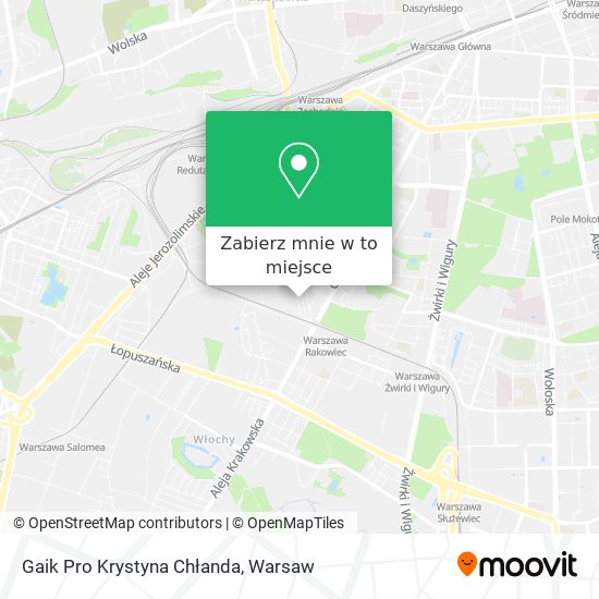 Mapa Gaik Pro Krystyna Chłanda