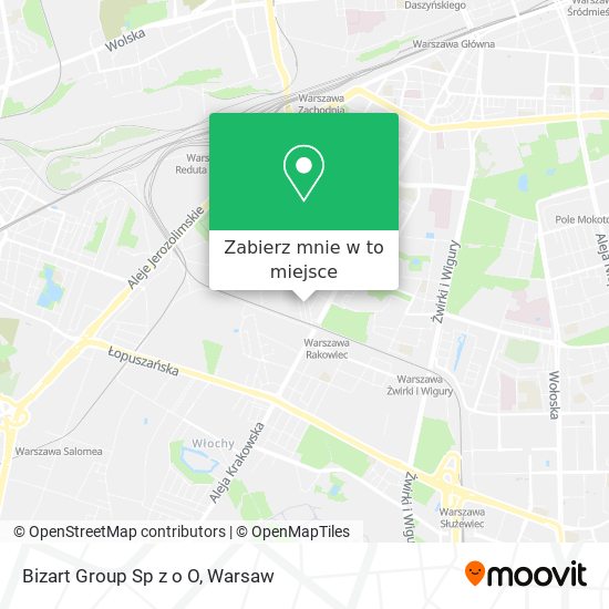 Mapa Bizart Group Sp z o O