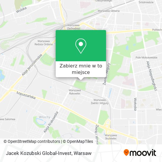 Mapa Jacek Kozubski Global-Invest