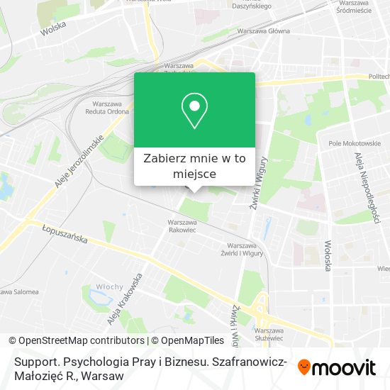 Mapa Support. Psychologia Pray i Biznesu. Szafranowicz-Małozięć R.