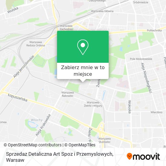 Mapa Sprzedaz Detaliczna Art Spoz i Przemyslowych