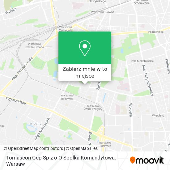 Mapa Tomascon Gcp Sp z o O Spolka Komandytowa