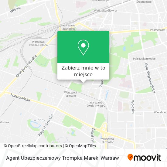 Mapa Agent Ubezpieczeniowy Trompka Marek