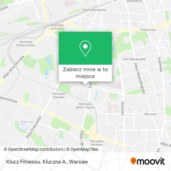 Mapa Klucz Fitnessu. Kluczna A.