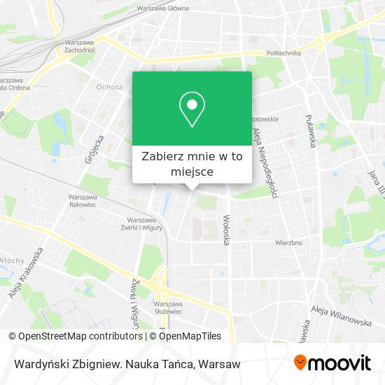 Mapa Wardyński Zbigniew. Nauka Tańca