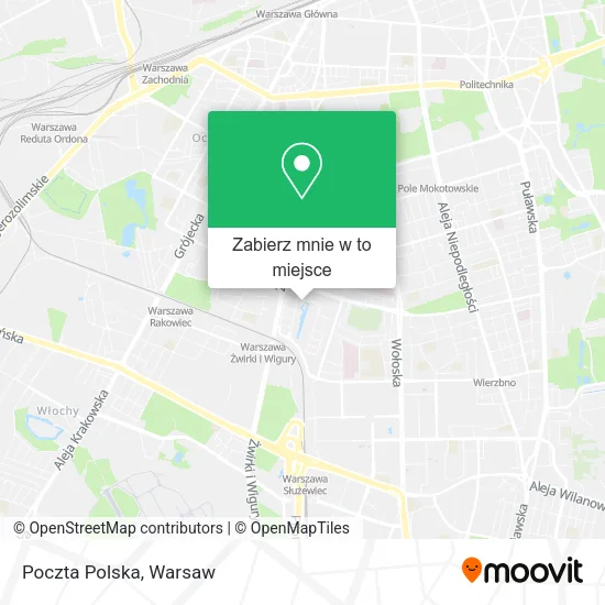 Mapa Poczta Polska
