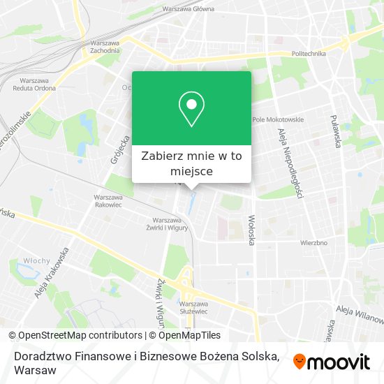 Mapa Doradztwo Finansowe i Biznesowe Bożena Solska