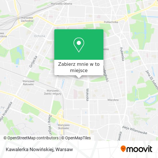 Mapa Kawalerka Nowińskiej