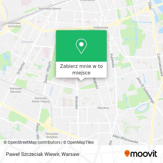 Mapa Paweł Szczeciak Wiewir