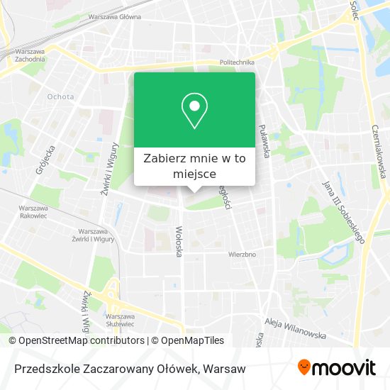 Mapa Przedszkole Zaczarowany Ołówek