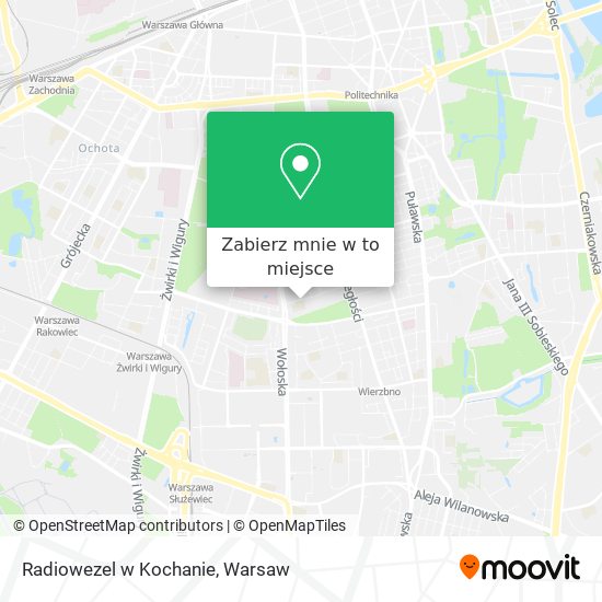 Mapa Radiowezel w Kochanie