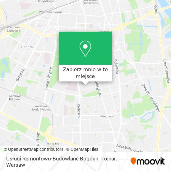 Mapa Usługi Remontowo-Budowlane Bogdan Trojnar