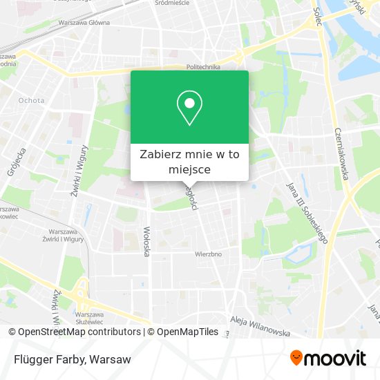 Mapa Flügger Farby