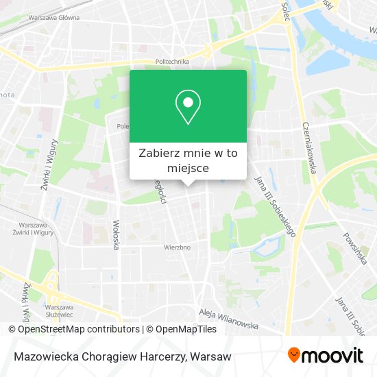 Mapa Mazowiecka Chorągiew Harcerzy