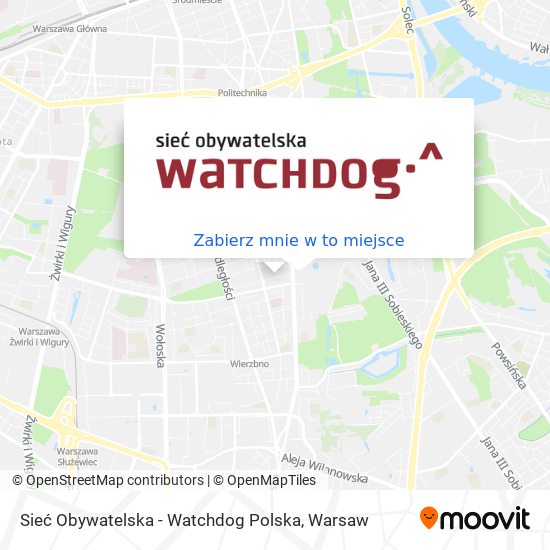 Mapa Sieć Obywatelska - Watchdog Polska