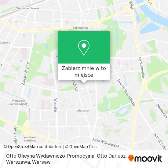 Mapa Otto Oficyna Wydawniczo-Promocyjna. Otto Dariusz Warszawa