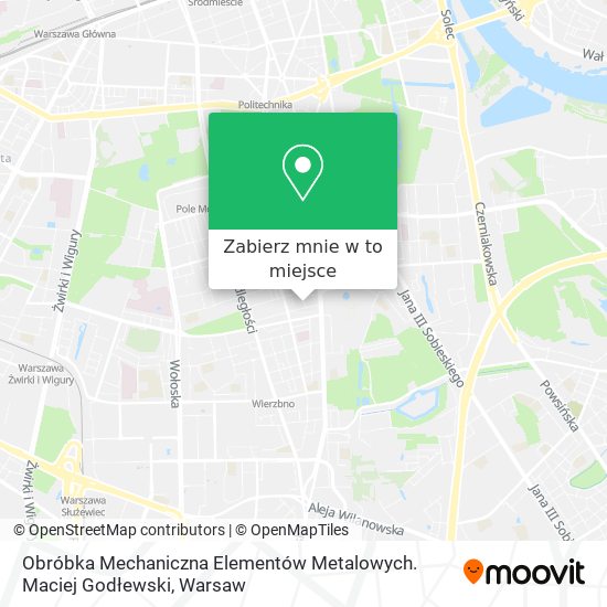 Mapa Obróbka Mechaniczna Elementów Metalowych. Maciej Godłewski