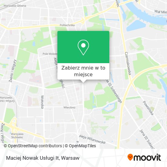 Mapa Maciej Nowak Usługi It