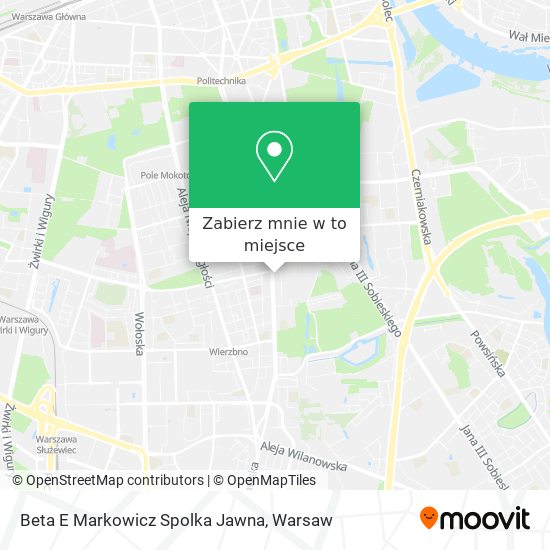 Mapa Beta E Markowicz Spolka Jawna