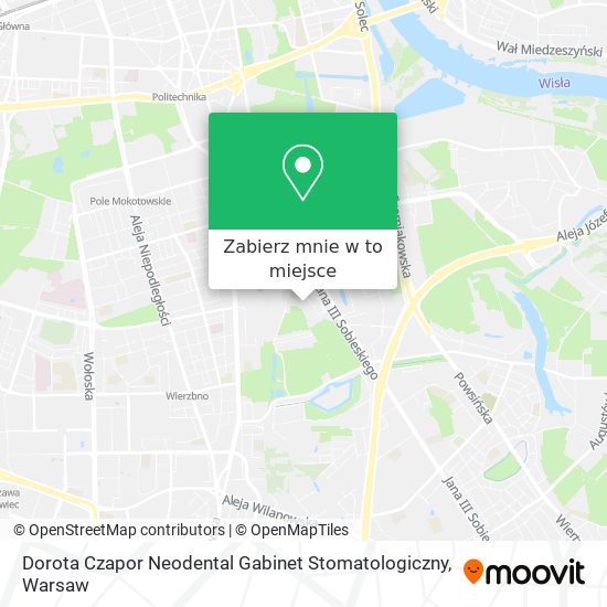 Mapa Dorota Czapor Neodental Gabinet Stomatologiczny