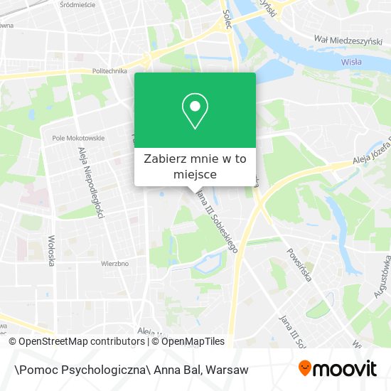 Mapa \Pomoc Psychologiczna\ Anna Bal