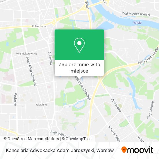 Mapa Kancelaria Adwokacka Adam Jaroszyski