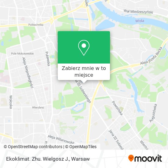 Mapa Ekoklimat. Zhu. Wielgosz J.