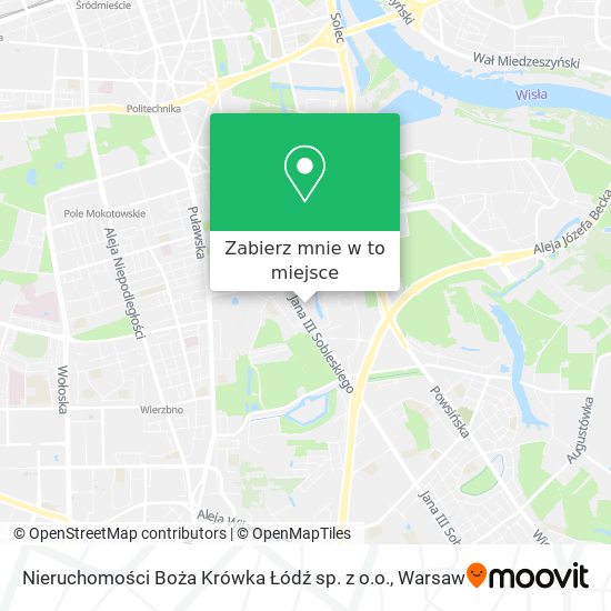 Mapa Nieruchomości Boża Krówka Łódź sp. z o.o.