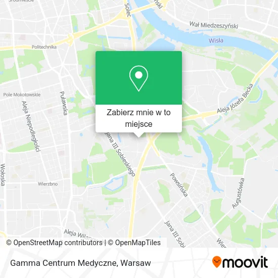 Mapa Gamma Centrum Medyczne