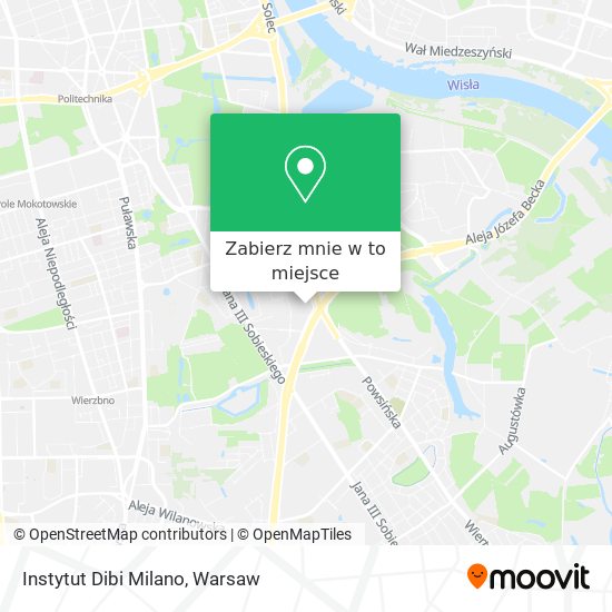 Mapa Instytut Dibi Milano