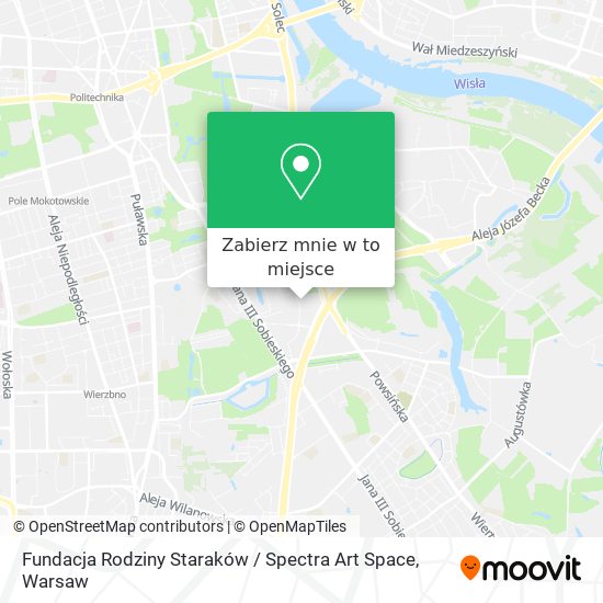 Mapa Fundacja Rodziny Staraków / Spectra Art Space