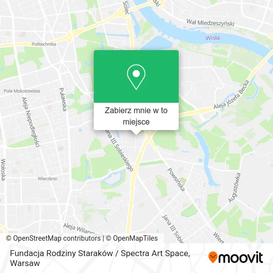 Mapa Fundacja Rodziny Staraków / Spectra Art Space