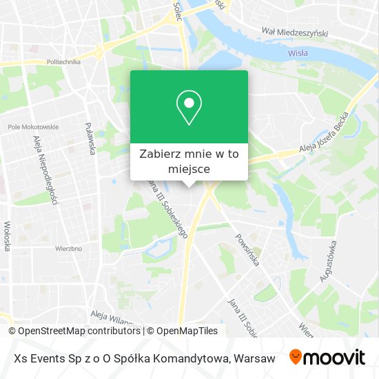 Mapa Xs Events Sp z o O Spółka Komandytowa