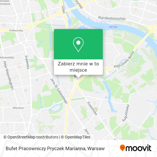 Mapa Bufet Pracowniczy Pryczek Marianna