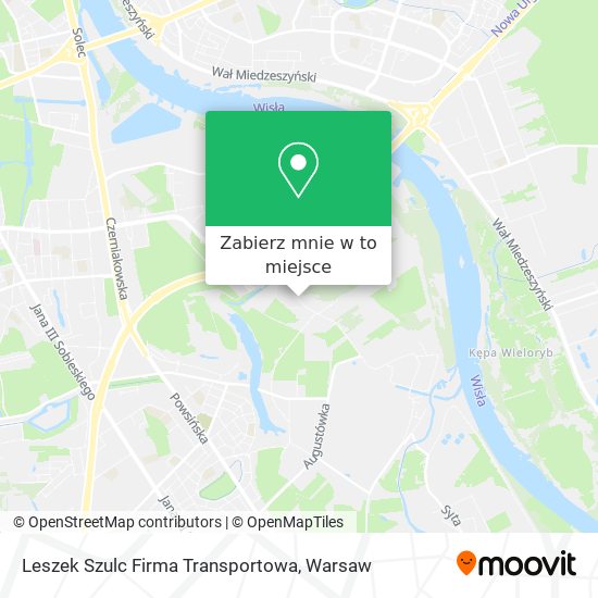 Mapa Leszek Szulc Firma Transportowa